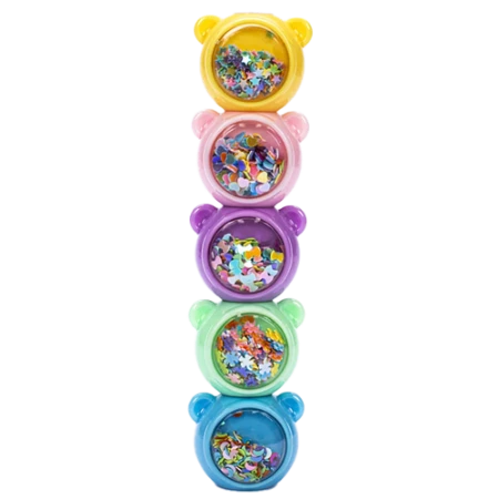 Seven Tri-Coastal Set Evidenziatori Impilabili Bears