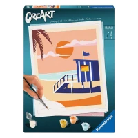 Ravensburger CreArt Serie Trend C - Cottage sulla Spiaggia