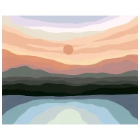 Ravensburger CreArt Serie Trend C - Paesaggio Stile Minimal