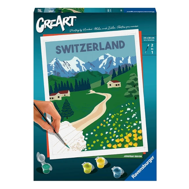 Ravensburger CreArt Serie Trend C - Svizzera, Regione Jungfrau