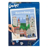 Ravensburger CreArt Serie Trend C - Versione Anniversario: Città di Ravensburg