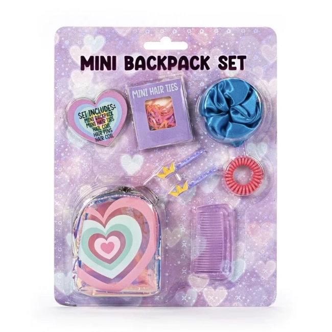 Seven Tri-Coastal Mini Backpack Set Kids Dream Big Heart