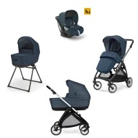 SYSTEM QUATTRO ELECTA DRW + TELAIO SILVER BLACK  - HUDSON BLUE