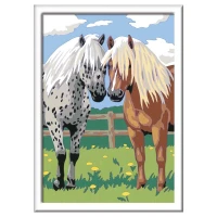 Ravensburger CreArt Serie D Classic - Coppia di Cavalli