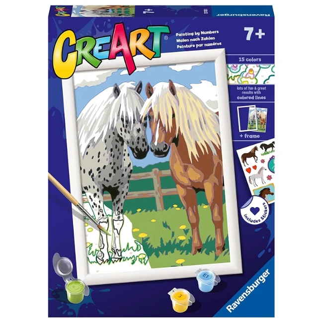Ravensburger CreArt Serie D Classic - Coppia di Cavalli