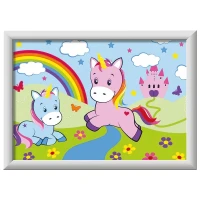 Ravensburger CreArt Serie E Classic - Unicorni con Arcobaleno
