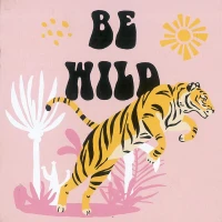 Ravensburger CreArt Serie Trend Quadrati - Be Wild: Tigre