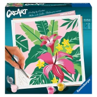 Ravensburger CreArt Serie Trend Quadrati - Tropical Plants