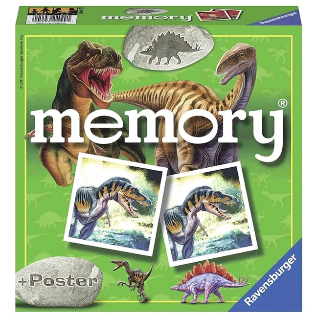 Ravensburger Puzzle Dinosauri 60 Pezzi Giant - Puzzle Da Pavimento 70x50 Cm Per Bambini 4+ Anni, Multicolore