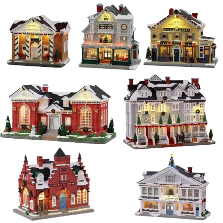 Immagine di Lemax Norman Rockwell Set Completo - 7 Edifici