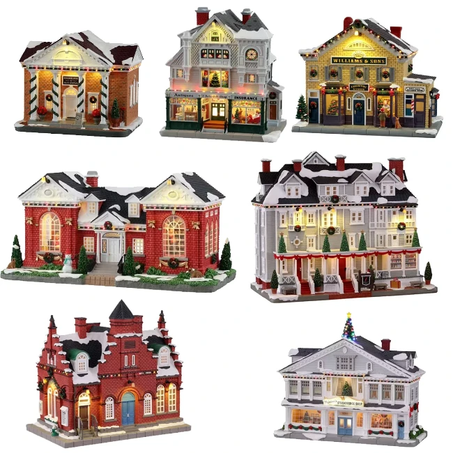 Immagine di Lemax Norman Rockwell Set Completo - 7 Edifici