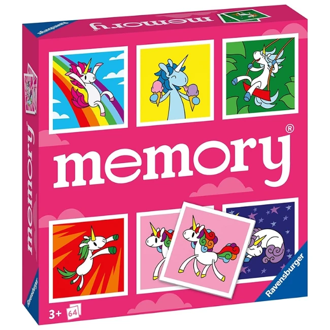 Ravensburger Memory Unicorns 64 Tessere
