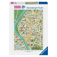 Ravensburger Puzzle Mappa di Siviglia 1000 pezzi