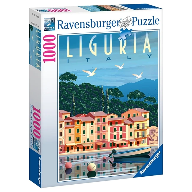 Ravensburger Puzzle Postcard from Liguria Italy 1000 pezzi