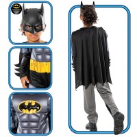 Costume di Carnevale per Bambini Batman  Metallic Core Deluxe