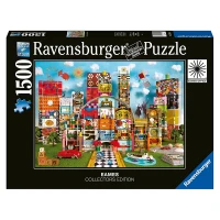 Ravensburger Puzzle Eames House of Cards Fantasy 1500 pezzi