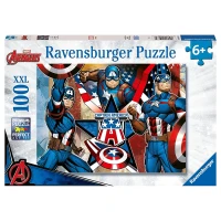 Ravensburger Puzzle Captain America 100 pezzi XXL