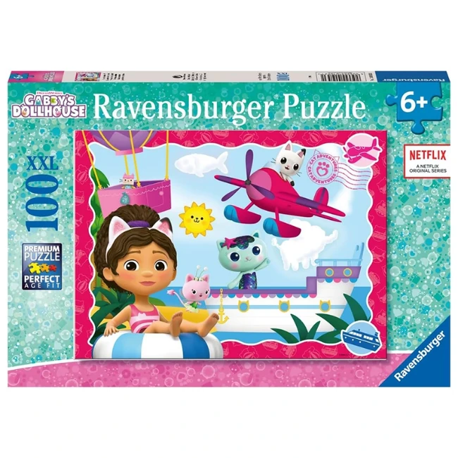 Paniate - Ravensburger Puzzle Gabby's Dollhouse 100 pezzi XXL