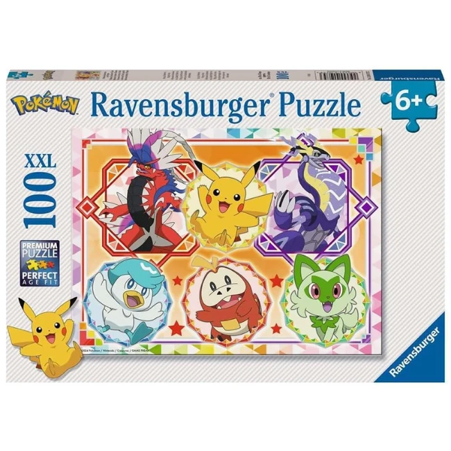Ravensburger Puzzle Pokémon 100 pezzi XXL