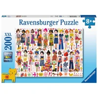 Ravensburger Puzzle Amiche e Fiori 200 pezzi XXL
