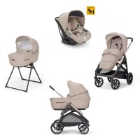 Inglesina System Quattro Aptica con Passeggino, Navicella e Seggiolino Auto Darwin i-Size - Pashmina Beige 2024
