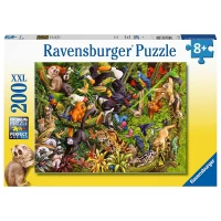 Ravensburger Puzzle Giungla Vivace 200 pezzi XXL