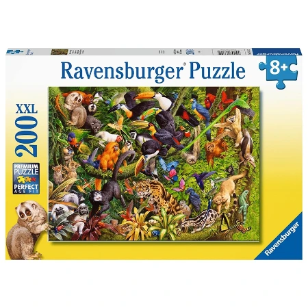 Ravensburger Puzzle Giungla Vivace 200 pezzi XXL