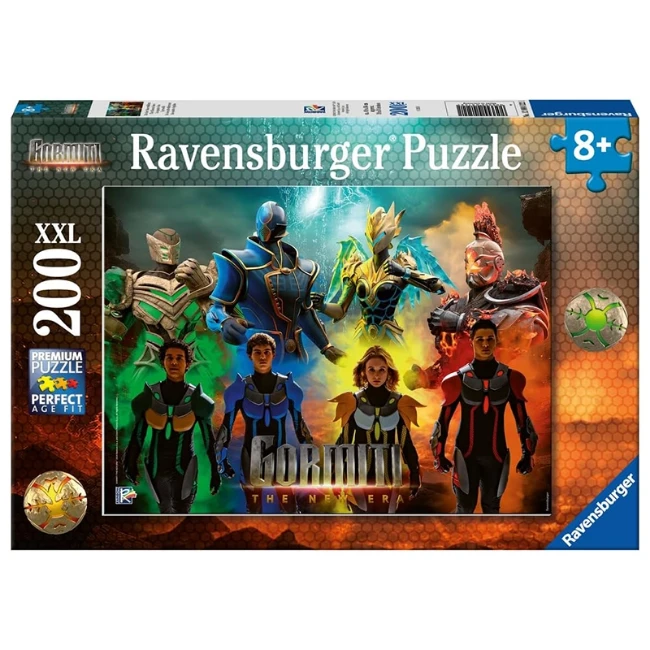 Ravensburger Puzzle Gormiti, The New Era 200 pezzi XXL