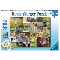 Ravensburger Puzzle I Cuccioli del Mondo 200 pezzi XXL