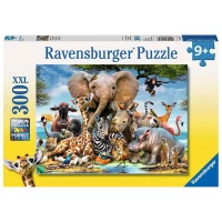 Ravensburger Puzzle Cuccioli D'Africa 300 pezzi XXL
