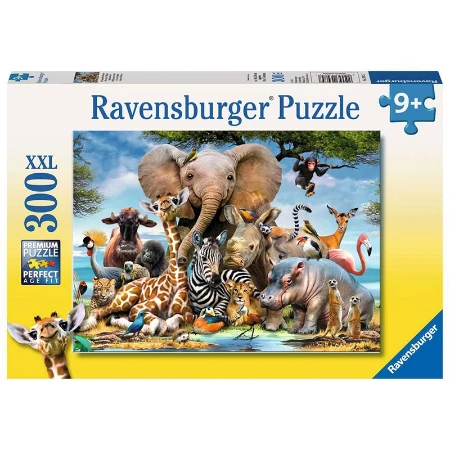 Ravensburger Puzzle Cuccioli D'Africa 300 pezzi XXL