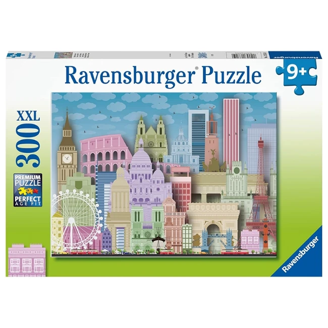 Ravensburger Puzzle Europa Colorata 300 pezzi XXL