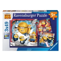 Ravensburger Cattivissimo Me 4 3 Puzzle da 49 pezzi
