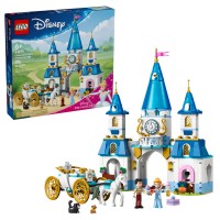LEGO Disney Castello di Cenerentola e Carrozza Trainata da Cavalli 43275