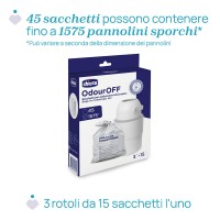 Chicco Sacchetti per Mangiapannolini Odours Off 