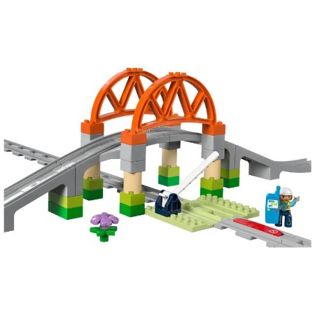 LEGO DUPLO Pack di Espansione Ponte e Binari Ferroviari 10426