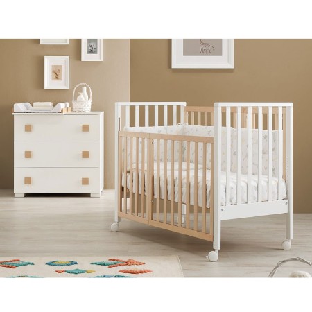 Immagine di Erbesi Evolution Lettino Evolutivo in Legno Trasformabile da Co Sleeping a Letto Montessori - 0 a 4 anni