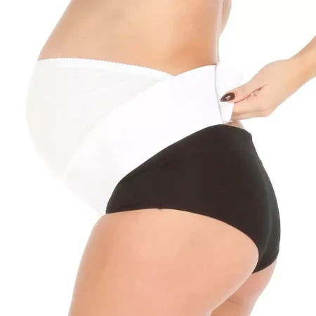 Immagine di My Sanity Fascia Gravidanza Elasticizzata e Regolabile SM - Bianco