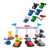 LEGO DUPLO Auto da Corsa e Piloti del Team F1 10445