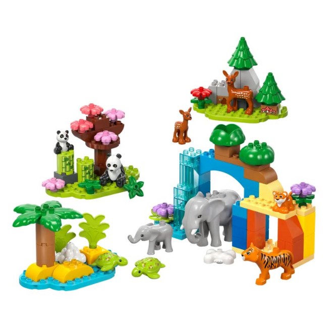 LEGO DUPLO Famiglie di Animali Selvatici 3in1 10446