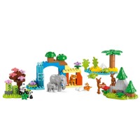 LEGO DUPLO Famiglie di Animali Selvatici 3in1 10446