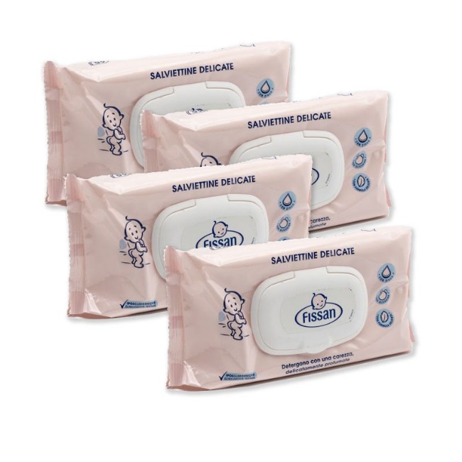 Salviettine Fissan Alta Protezione - 12 Confezioni, 684 Pezzi, Con Zinco, Per Neonati - Foto 11