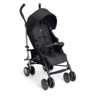 Chicco Passeggino Leggero Echo con Ampia Seduta e Doppi Manici - Ebony