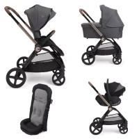 Chicco Trio Mysa con Passeggino, Navicella Flexi e Seggiolino Auto Reclinabile First Seat Recline 40-85 cm per Neonati da 0 a 4 Anni