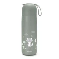 Nuvita Borraccia Termica con Gancio in Silicone 400ml -  sage green