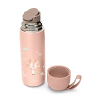 Nuvita Borraccia Termica con Gancio in Silicone 400ml -  English Rose