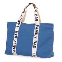 Childhome Family Bag Borsa Weekend Capiente con Manici - Indaco