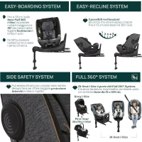 Immagine di Chicco Seggiolino Auto Bi-Seat 61-150 cm per Bambini dai 3 mesi ai 12 anni - Base Esclusa