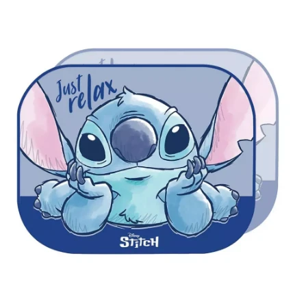 Immagine di Albri 2pz Tendina Parasole Finestrino Auto - fantasia Stitch