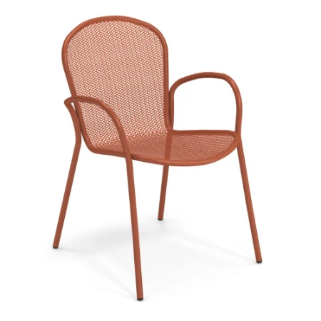 poltrona_rondax_rosso_acero